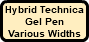 Hybrid Technica Gel Pen Various Widths