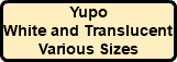 Yupo White and Translucent Various Sizes