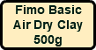 Fimo Basic Air Dry Clay 500g