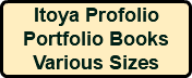 Itoya Profolio Portfolio Books Various Sizes