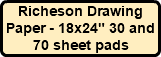 Richeson Drawing Paper - 18x24" 30 and 70 sheet pads