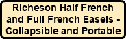 Richeson Half French and Full French Easels - Collapsible and Portable