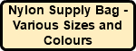 Nylon Supply Bag - Various Sizes and Colours